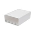 thumbnail image 3 of Organizador de caja de almacenamiento de escritorio, cajón apilable, mesa organizadora para oficina y Blanco Talla S, 3 of 8