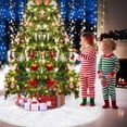 thumbnail image 4 of Falda de árbol de Navidad Manta de árbol de Navidad de pelo largo 90 CM Soporte de árbol de Navidad Alfombra Redonda Manta de árbol de Navidad blanca Vhermosa LL-0656, 4 of 4