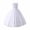 White, variant on SUXIAN Dress for Girls Starry Sequin Evening Sleeveless Party Gown Elegant Occasions Toddler Girl Dress Beige 9-10 Years