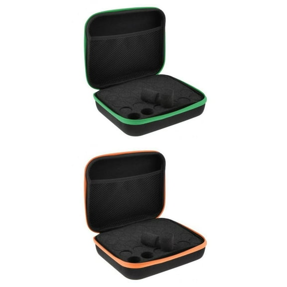 2 Pack Essential Oil Carrying Case Storage Bag Shock for 30Pcs 5-15ML