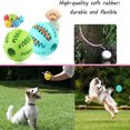 thumbnail image 3 of Bolas de goma interactivas para perros, juguetes para masticar para cachorros, Bola de Limpieza de dientes para mascotas, alimentador de comida para mascotas, juguete de bolas de silicona, 3 of 5