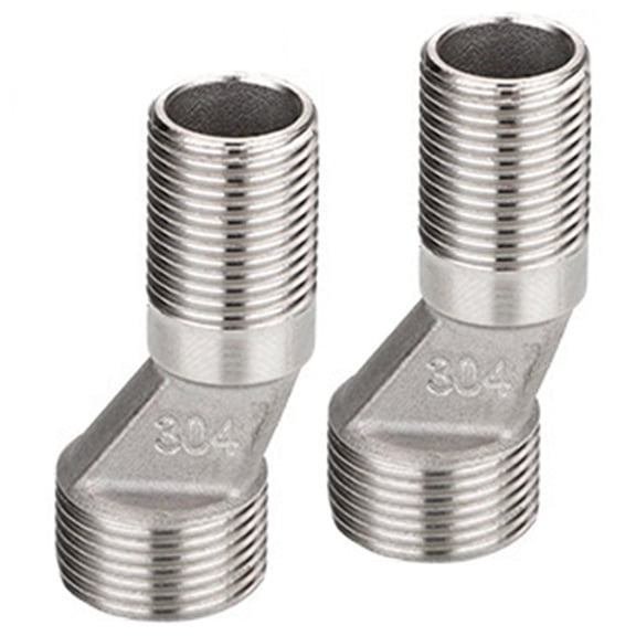 Steel Faucet Extension Adapters Plumbing Adapters Eccentric Pipe Adapters Simple Installation for Wall Fixture Alignment