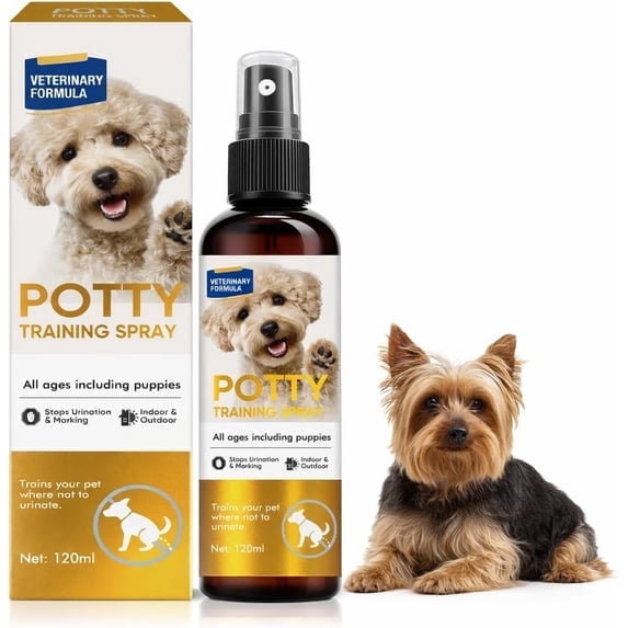 Potty Training Spray for Dogs, Dog Deterrent Spray for Indoor & Outdoor, 120ML