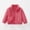 Hot Pink, variant on Husipze Sherpa Fleece Jacket for Kids Solid Stand Collar Full Zip Up Fuzzy Coat Cozy Warm Outerwear with Pockets for Fall Winter Light Green 1 Years