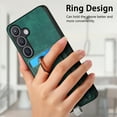thumbnail image 6 of Allytechgroup for Samsung Galaxy S25+ 2 in 1 Detachable Wallet Case, Retro PU Leather Ring Kickstand Card Slots Case for Women Men, Strong Magnetic Shockproof Anti-Scratch Slim Case, Green, 6 of 12