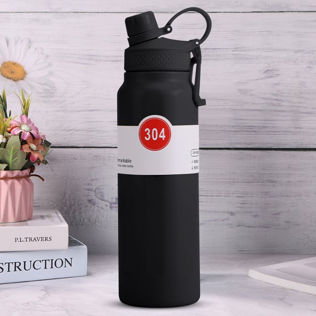 Botella de agua deportiva de 750ML/950ML, termo a prueba de fugas, tetera portátil