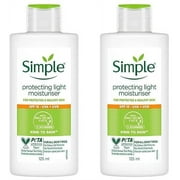 Simple Kind To Skin Protecting Light Moisturiser 125 ml (Pack of 2)