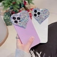 thumbnail image 5 of Cute iPhone 11 Pro Max Case 3D Glitter Sparkle Bling Case for Women Girls, Pretty Rhinestone Diamond Cute Love Heart Pattern Soft Bumper Case Cover for iPhone 11 Pro Max 6.5 Inch, 5 of 13