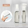 2 Sets 8 Pieces Travel Size Bottle TSA Approved, Leak Proof Refillable