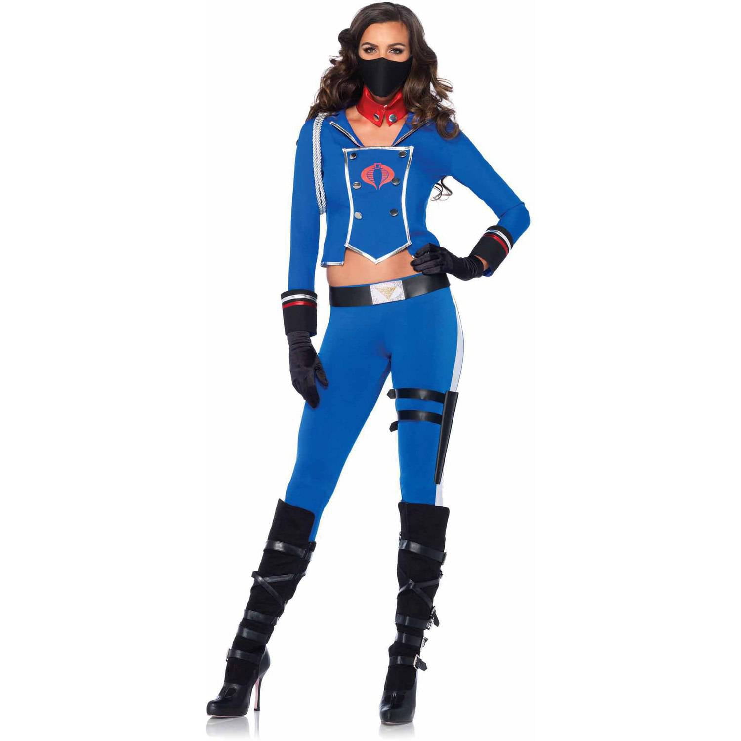Leg Avenue 6Piece Cobra Girl GI Joe Adult Halloween Costume Walmart