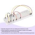 thumbnail image 4 of Unique Bargains Breadboards Kit 830,400 Point Solderless Breadboards with M/F Jumper Wire  1 set, 4 of 5