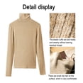 thumbnail image 3 of Hauts à Manches Longues pour Femmes Pulls Slim Casual Tee Basic Tops, 3 of 5