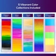 thumbnail image 3 of Kids Tempera Paint Set | Value Pack Includes 40 Washable Non-Toxic Colorful Paints (2oz bottles) & 15 Brushes | Metallic, Neon, Glow In The Dark, Glitter Paints | Paint For Arts &, 3 of 7