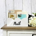 thumbnail image 3 of Elegant Designs Homewood Envelope Letter Holder with "Mail" in Black - White, 3 of 11
