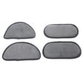 thumbnail image 3 of SEWCHICS 4-Pack Grey Semicircular Microfiber Drip Trays for Mini Fridge Leak and Household Use, 3 of 8