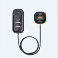 thumbnail image 2 of Binmer Car Fast Charger Multi-function 66W Car Charger Car Rear Phone Charger LED Display 5-port Expansion Widely Intelligent Charging, 2 of 8