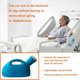 thumbnail image 2 of Orinal para hombres con tapa, 2000 ml, tazas de orina antisalpicaduras de gran capacidad para hospitales, incontinencia, ancianos, viajes, camping RUIOIU, 2 of 5