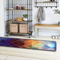 thumbnail image 7 of Kitchen Rugs and Mats Non-Skid Washable Runner Rugs Abstract Graffiti Bling Crack Texture Long 72x24 inch for Floor Cushioned Hallway Entryway Indoor 2x6, 7 of 7