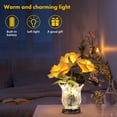 thumbnail image 4 of Rose Night Light Recargable LED Flores Lámpara de escritorio 300mAh Atenuación continua (A) Sywqhk Para estrenar, 4 of 6