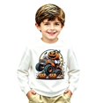 thumbnail image 2 of TGPMGRZ Kids Halloween Sweatshirts Cute Print Loose Fit Pullover Cozy Ensemble, 5-6 Years, 2 of 3