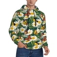thumbnail image 2 of Salouo Sunflowers And Butterflies Pattern Men's Fall Hoodie Sweatshirt,Sport Hoodie with Pockets for Men Pullover Casual Hooded Sweatshirt-Small, 2 of 7