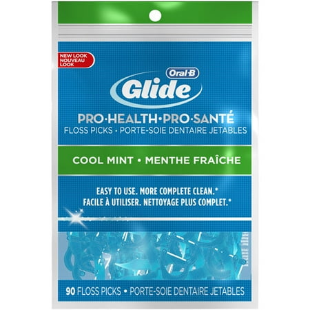 Oral b glide pro health floss picks Oral-B Glide Pro-Heath Deep Clean Floss helps remove plaque between teeth and below the gum line with a cool burst of clean feeling. The silky-smooth, shred resistant texture slides up to 50% more easily in tight spaces vs. regular floss.