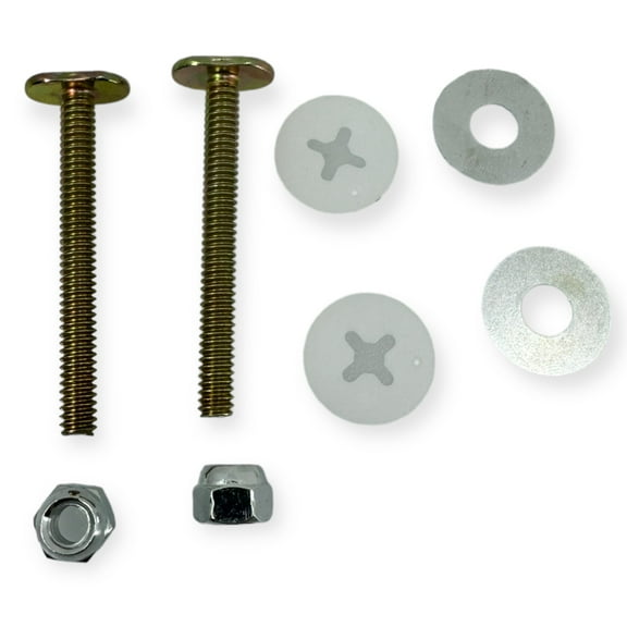 Ez-Flo 40024 Brass Plated Closet Bolt Set