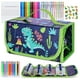 thumbnail image 1 of Juego de rotuladores Purtarly Dinosaur con estuche para lápices, 48 unidades, para niños de 4 a 8 años, 1 of 7