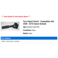 thumbnail image 2 of Turn Signal Switch - Compatible with 2008 - 2010 Saturn Outlook 2009, 2 of 2