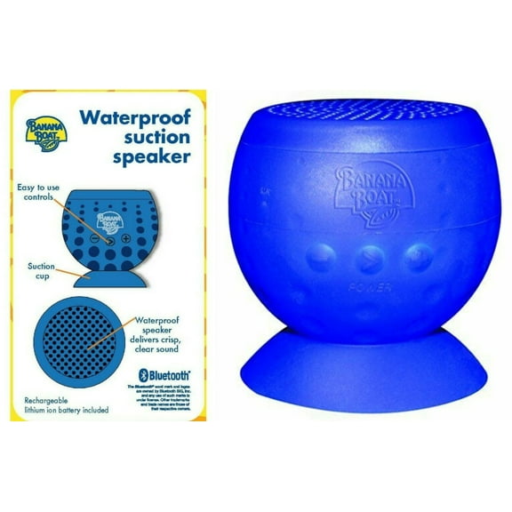 Banana Boat Waterproof Suction Bluetooth Speaker