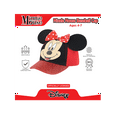 thumbnail image 2 of Disney Girls’ Minnie Mouse Glitter Baseball Cap – Minnie Mouse Costume Hat with 3D Ears (2-7), 2 of 6