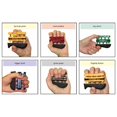 thumbnail image 2 of Fabrication Enterprises 10-0745 Peut Digi-Flex Exercice de la Main & 44; Ensemble de 5, 2 of 2