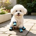 thumbnail image 6 of Breathable Light Up Shoes for Dogs, Glowing Paw Protector Booties for Dogs, Mesh Dog Boots for Evening Walks, 6 of 9
