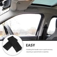 thumbnail image 4 of Miangastore Car Door Handle Cover Suede Black for Drivers in Rough Weather Conditions 2Pcs, 4 of 8