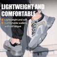 thumbnail image 4 of LAoutun Steel Toe Shoes for Men Work Shoes Mens Indestructible Safety Shoes Puncture Proof, 4 of 6