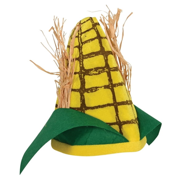 Plush Corn Cob Hat, (1/Pkg)