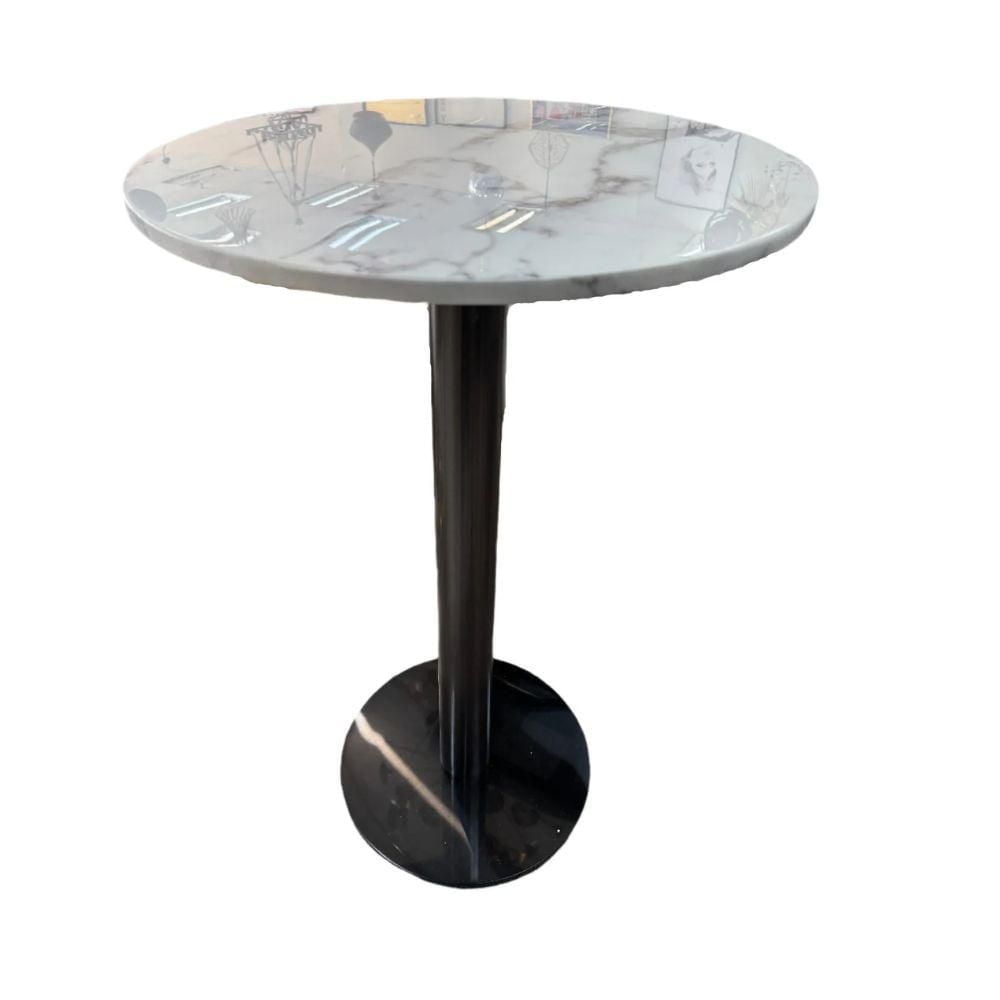 Table de bar noire rubis
