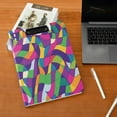 thumbnail image 5 of FORMRS A4 Clipboard Folder with Pen Holder Horizontal Foldable School Office Binder, Colorful Plaid, 5 of 9