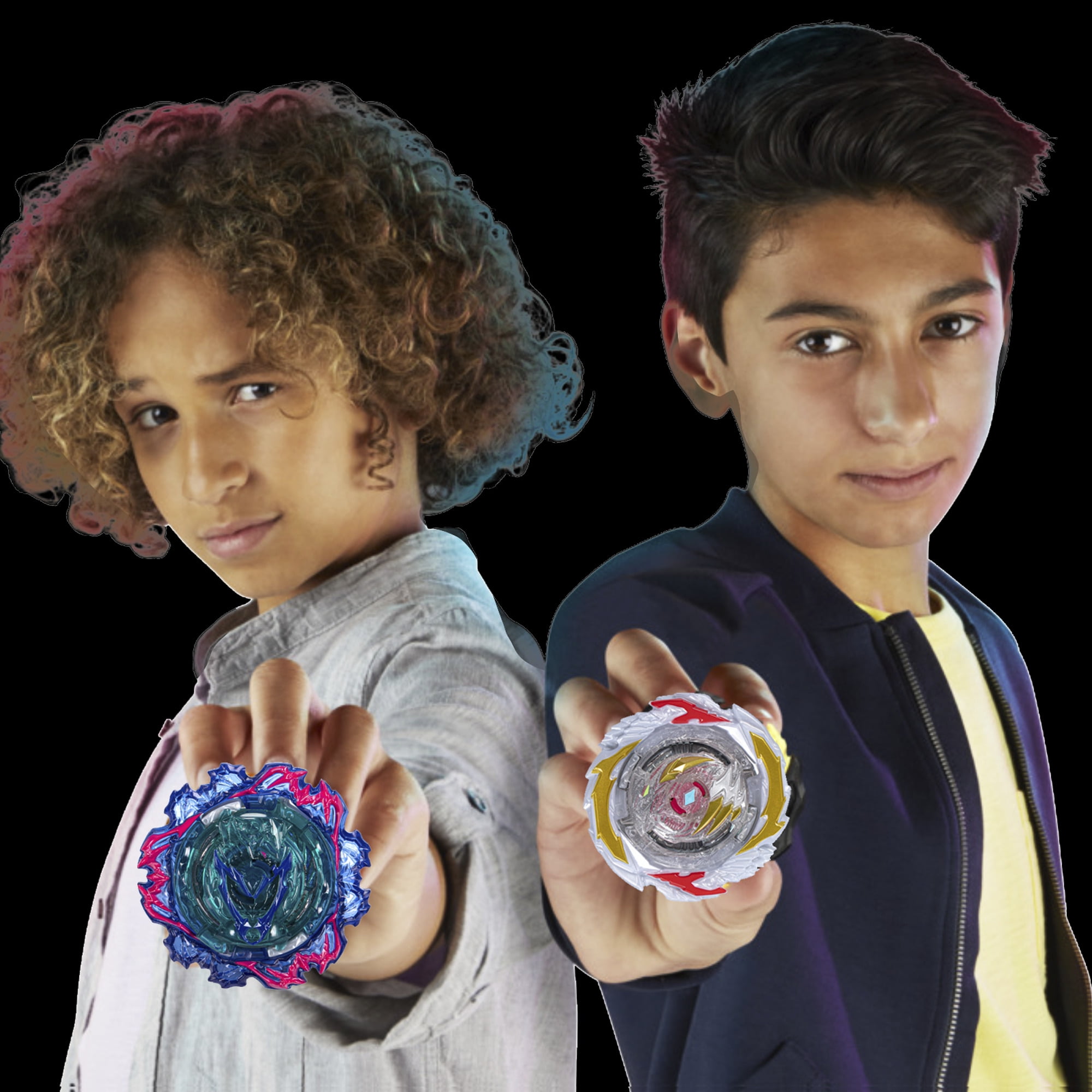 Conjunto com 2 BeyBlade Burst QuadStrike - Ambush Achilles A8 Vs Gambit  Dragon D8 - Hasbro - Pião de Batalha - Magazine Luiza