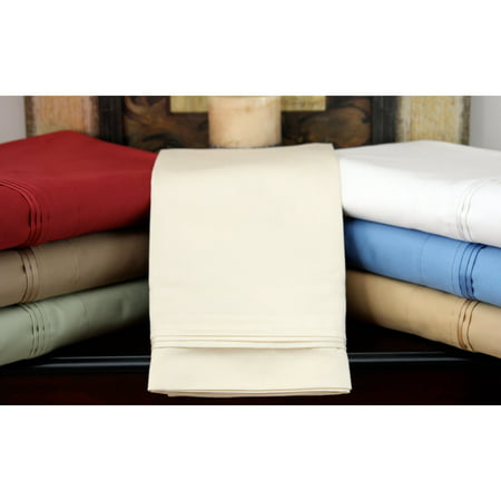 1000 Thread Count Egyptian Cotton Duvet Cover Set, Button Closure, Single Ply, Solid