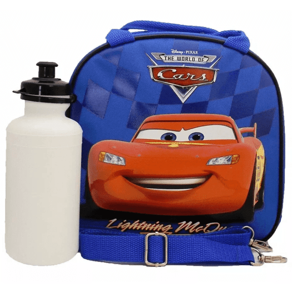 New Back to School Blue Cars Lunch Bag