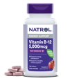 thumbnail image 1 of Tabletas de vitamina B12 de rápida disolución Natrol, 5000 mcg, 100 unidades, 1 of 7