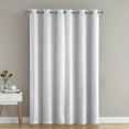 thumbnail image 2 of VCNY Home Annabelle 2-Piece White Solid Grommet Blackout Curtain Panel Set, 38" x 84", 2 of 5