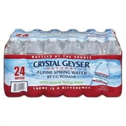 1PK-Crystal Geyser Alpine Spring Water, 16.9-oz, 24 Bottles