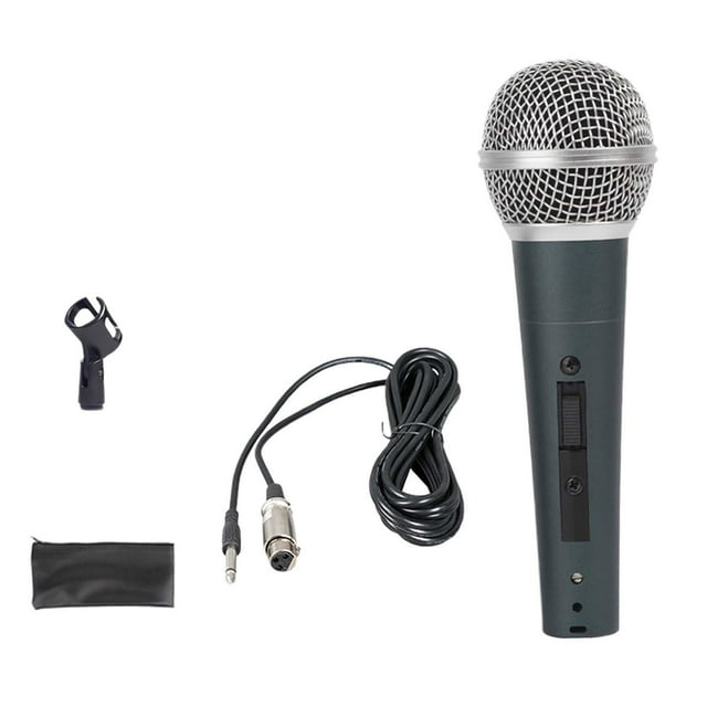 Micrófono con Cable perfecl Vocal Dinámico Cardioide 3 Metros Sonido Claro A Oscuro