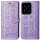 thumbnail image 4 of Funda Cartera FOXDOCK para Xiaomi 14T Pro , Flip PU con Relieve de Gatos y Perros, Tarjetero y Soporte, 4 of 6