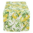 thumbnail image 4 of Fennco Styles Lemon Printed Table Runner, 4 of 4