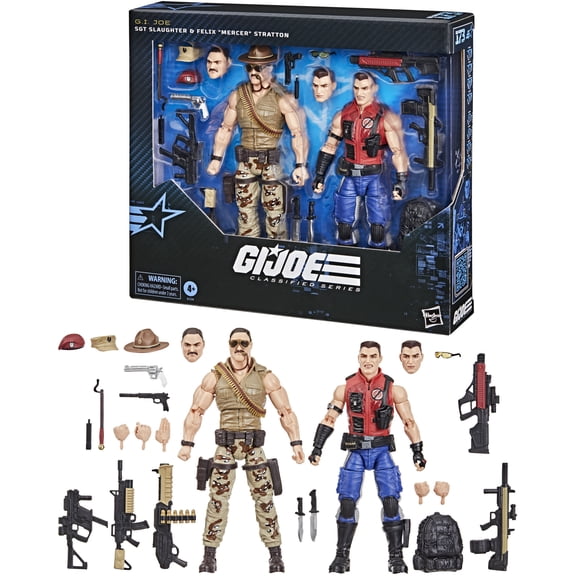G.I. Joe - Classified Series - #173, Sgt Slaughter & Felix "Mercer" Stratton Action Figure 2-Pack