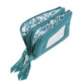 thumbnail image 2 of Vera Bradley Women's Cotton RFID Double Zip ID Forever Green, 2 of 2