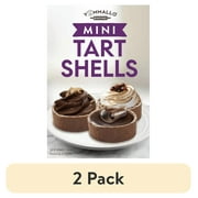(2 pack) Yummallo Mini Chocolate Tart Shells, 12 Count, 2.75 oz (77g)